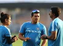 Biju George (R) is a former fielding coach of the India women's team