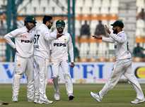 Pakistan's spinners dismantled West Indies in both the innings.