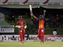 Mayank Agarwal scored the first century of the KPL 2015.